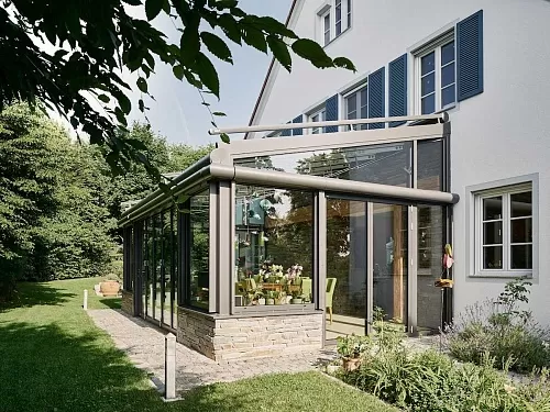 Остекление зимнего сада системой SDL Akzent Vision wintergarden