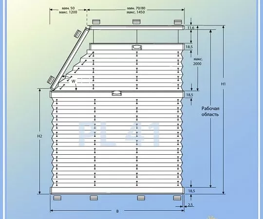 Шторы PL 41 Пятиугольник