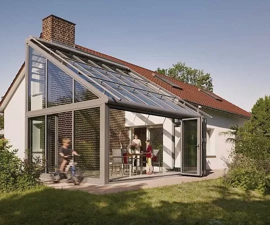 Остекление зимнего сада системой SDL Nobiles wintergarden