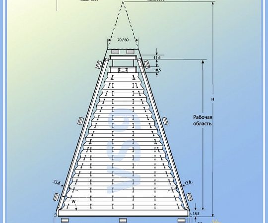 Натяжные шторы VS 9 Треугольник
