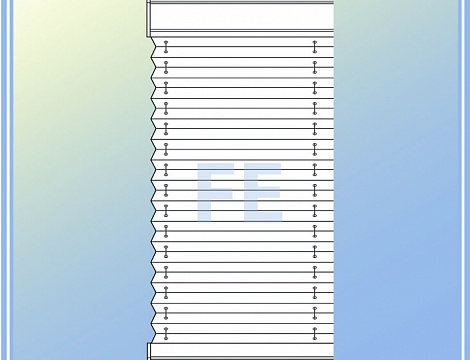 Прямоугольные шторы FE (с электроприводом)